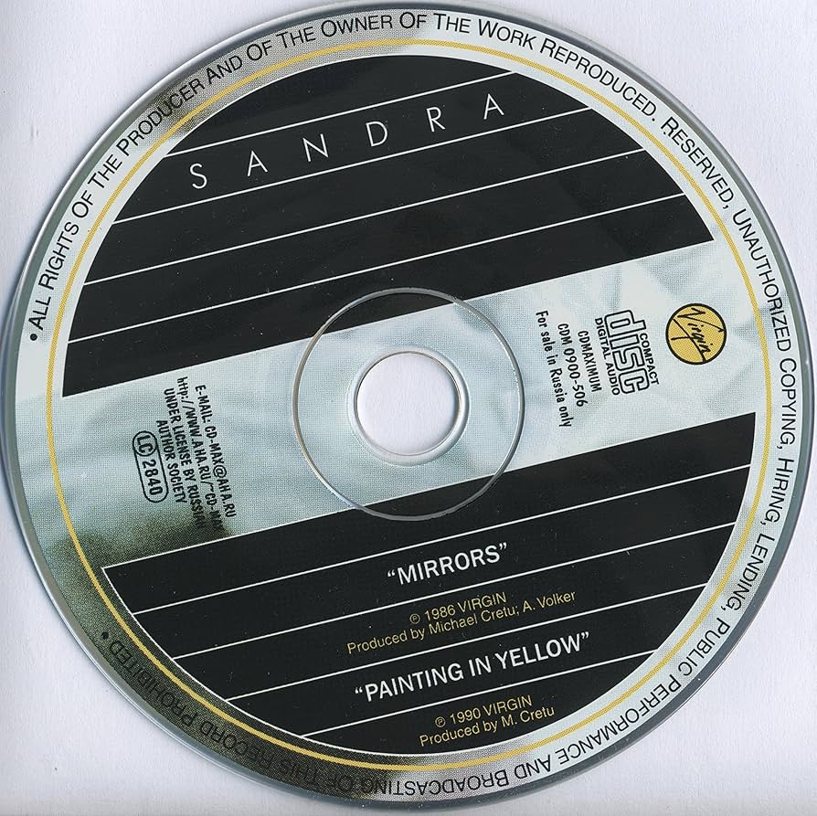 AOR CD SANDRA/mirrors、paintings Sandra – Mirrors – CD (Album, Stereo), 1986 [r1569979] | Discogs